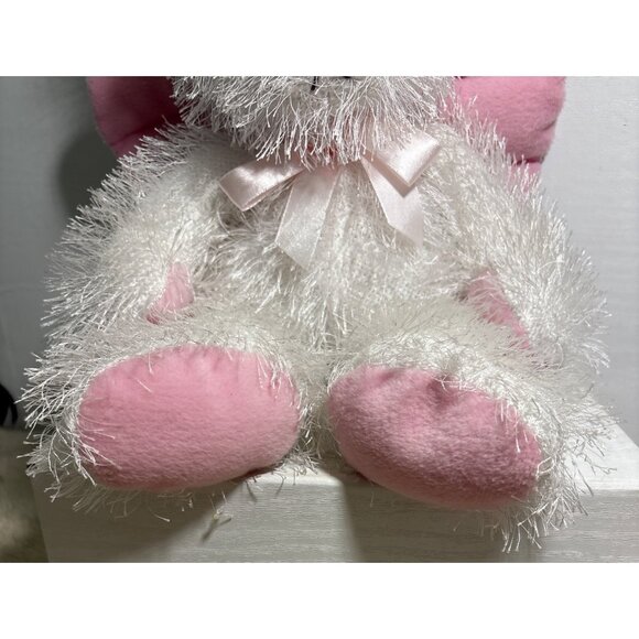Ganz Plush Angel Bear HV5783 Amy Heritage Collection Pink Wings & Flowers 2001 - Picture 3 of 10